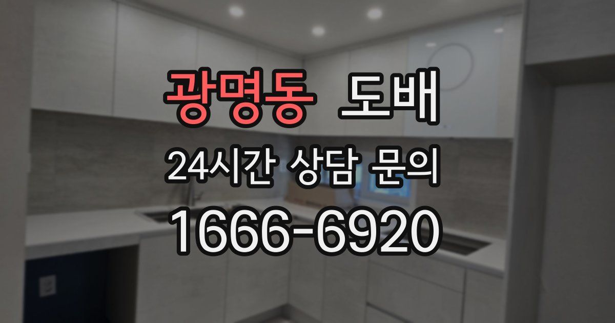 광명동 도배