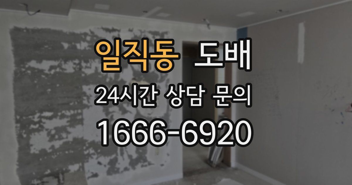 일직동 도배