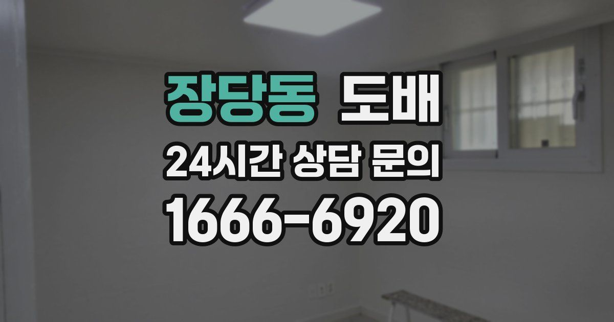 장당동 도배