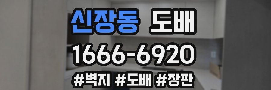 신장동 도배