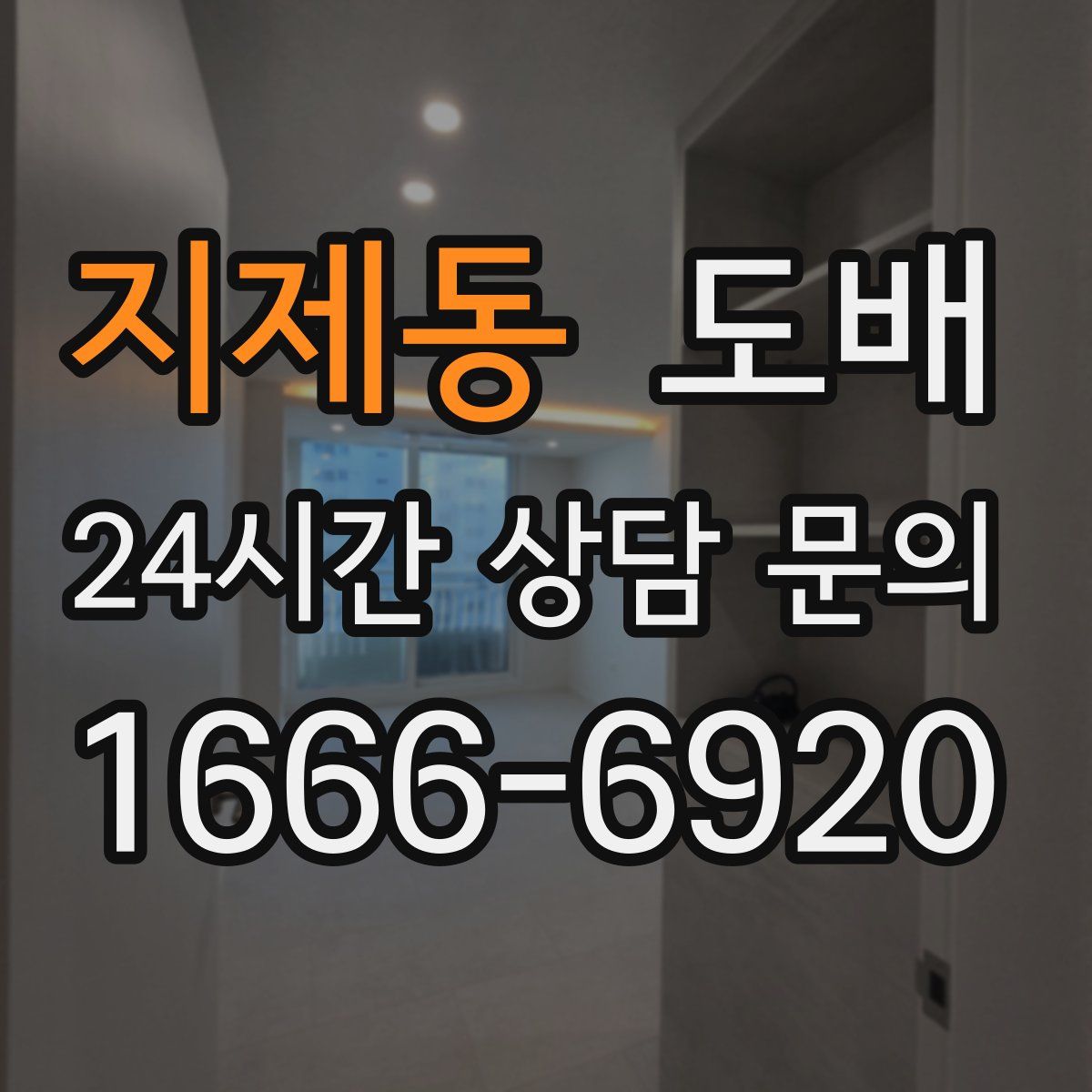 지제동 도배