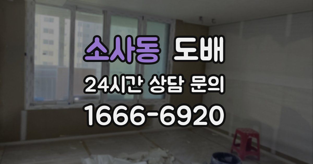 소사동 도배
