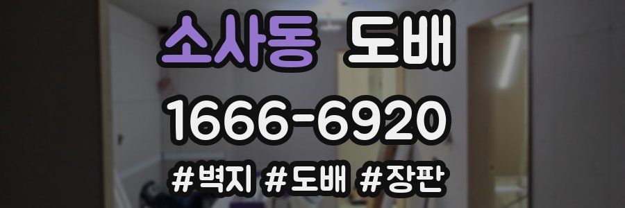 소사동 도배
