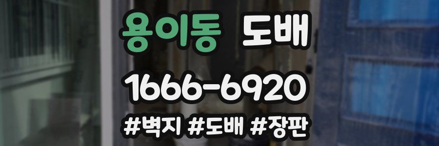 용이동 도배