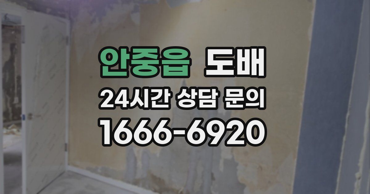 안중읍 도배