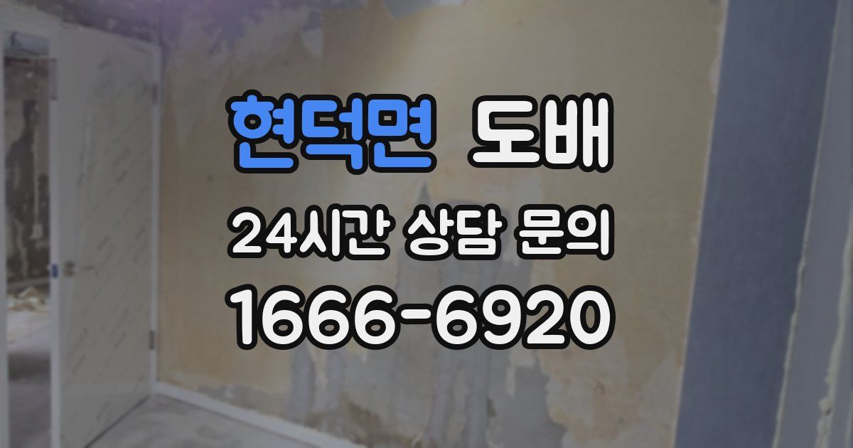 현덕면 도배