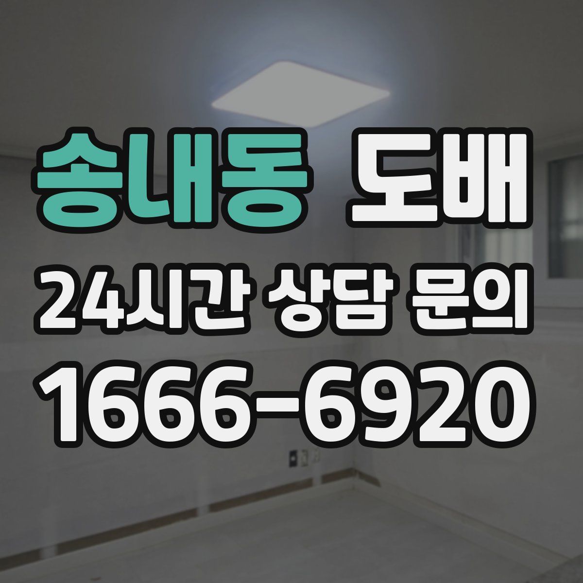 송내동 도배