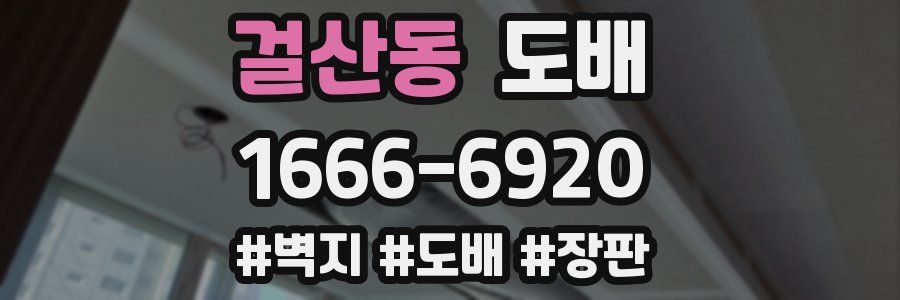 걸산동 도배