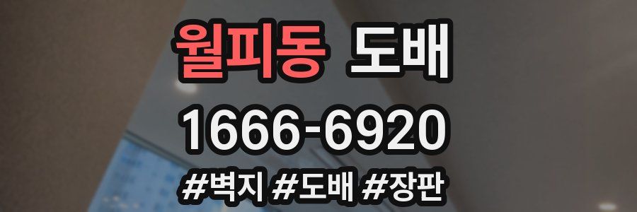 월피동 도배