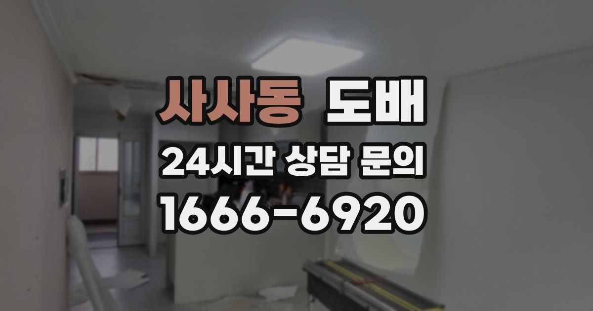 사사동 도배