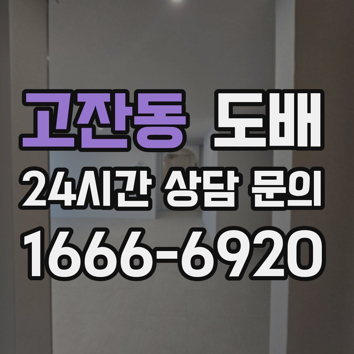 고잔동 도배