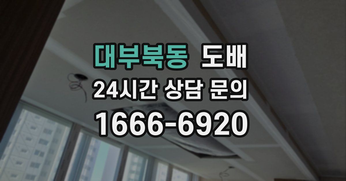 대부북동 도배