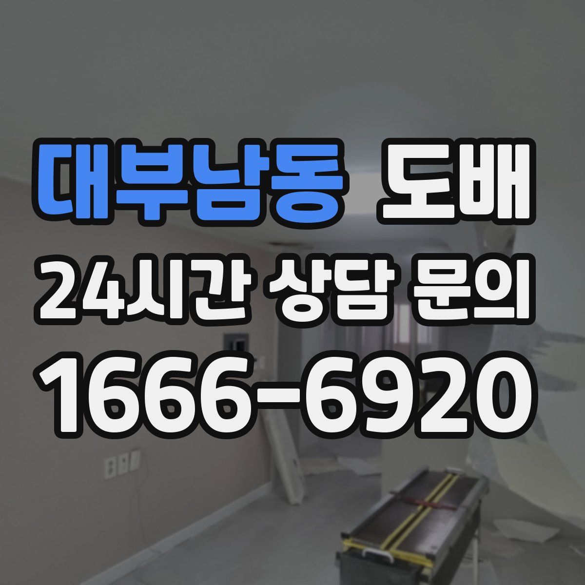 대부남동 도배