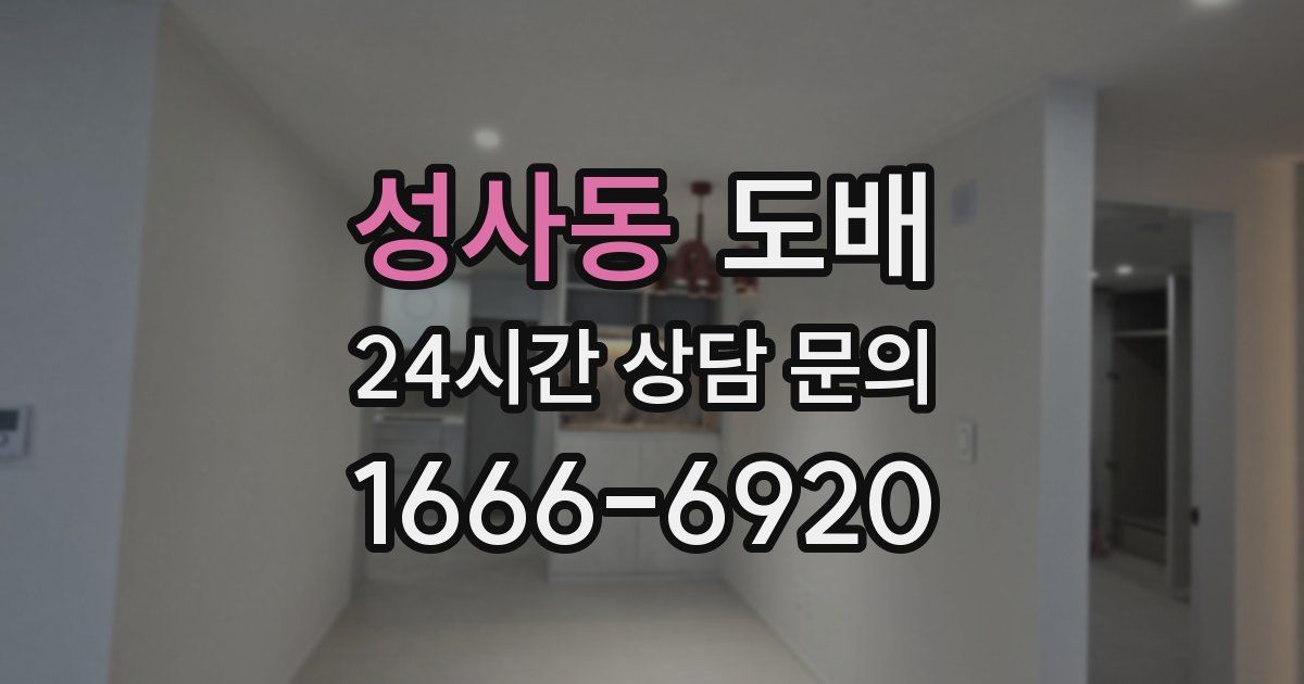 성사동 도배