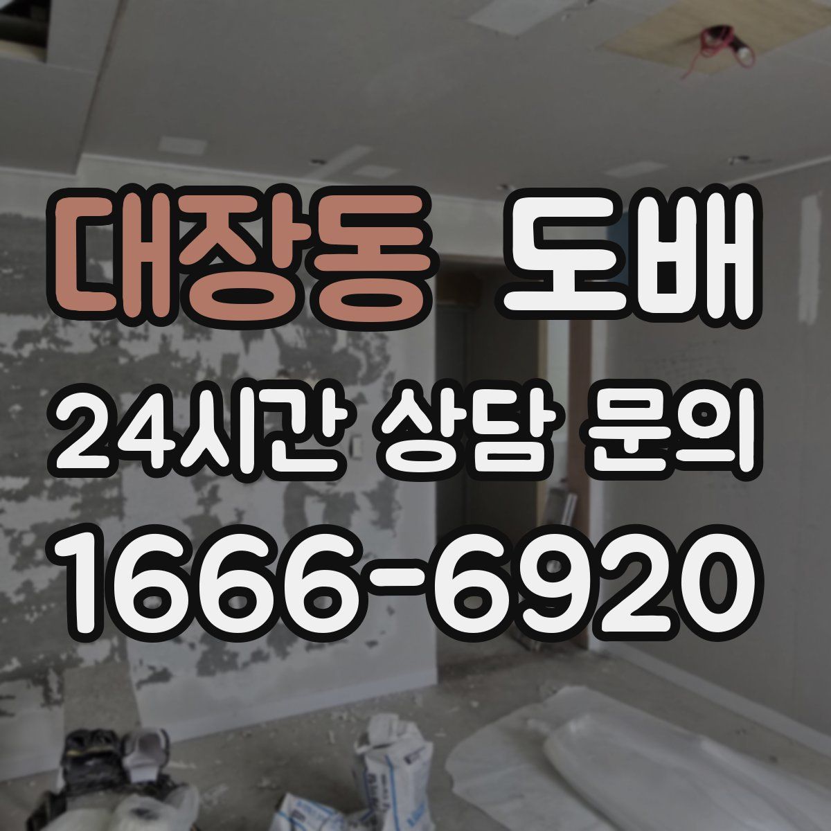 대장동 도배