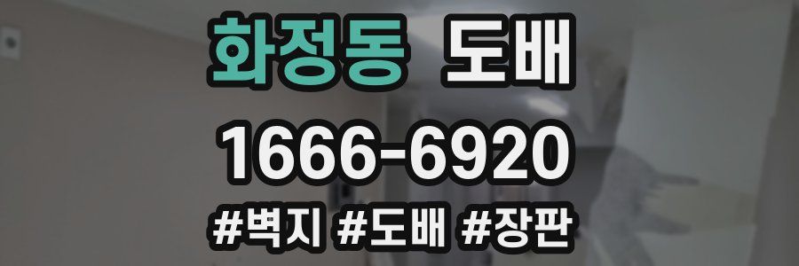 화정동 도배