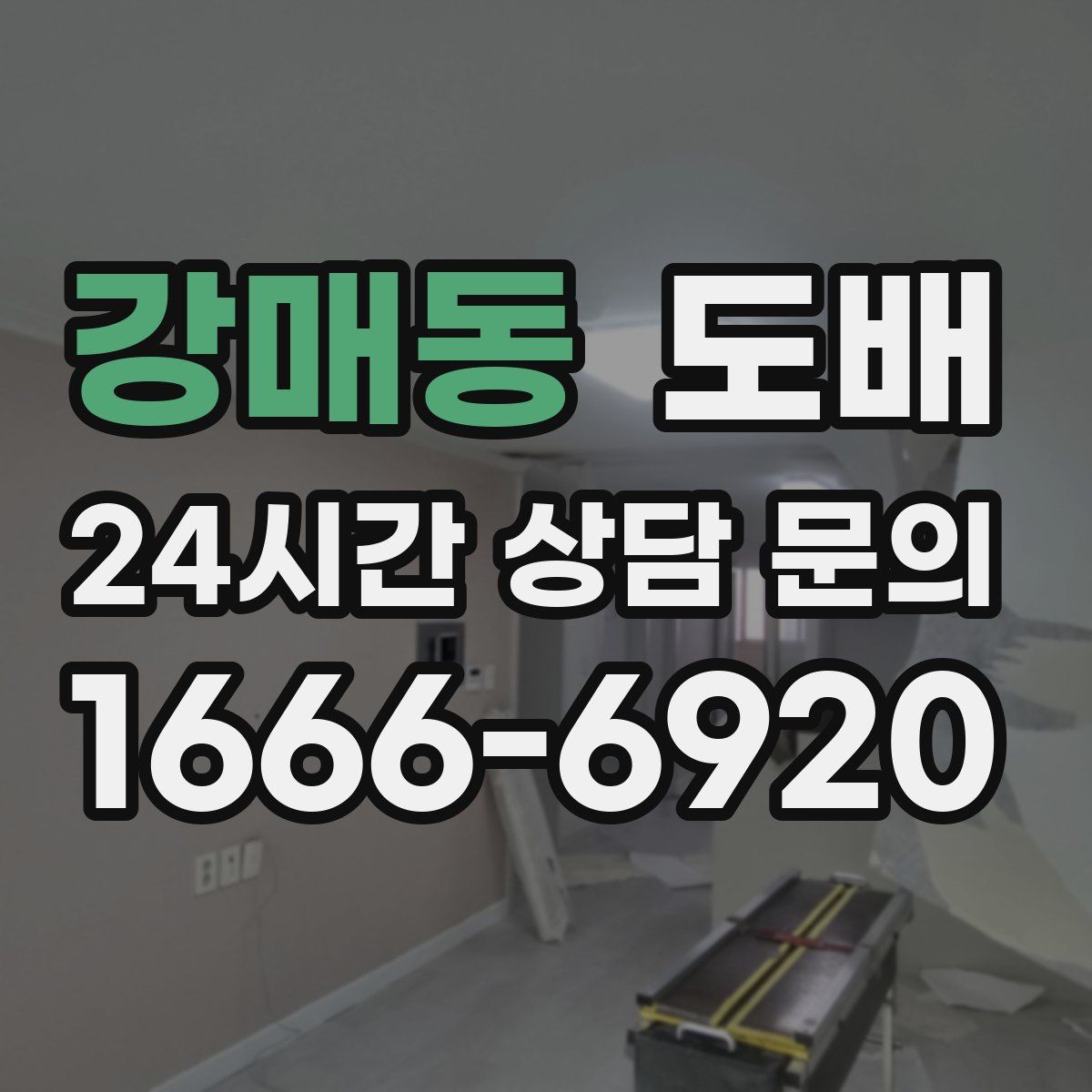 강매동 도배