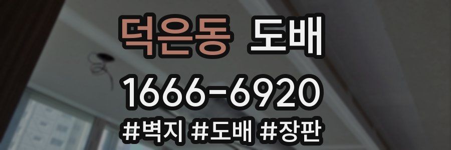 덕은동 도배