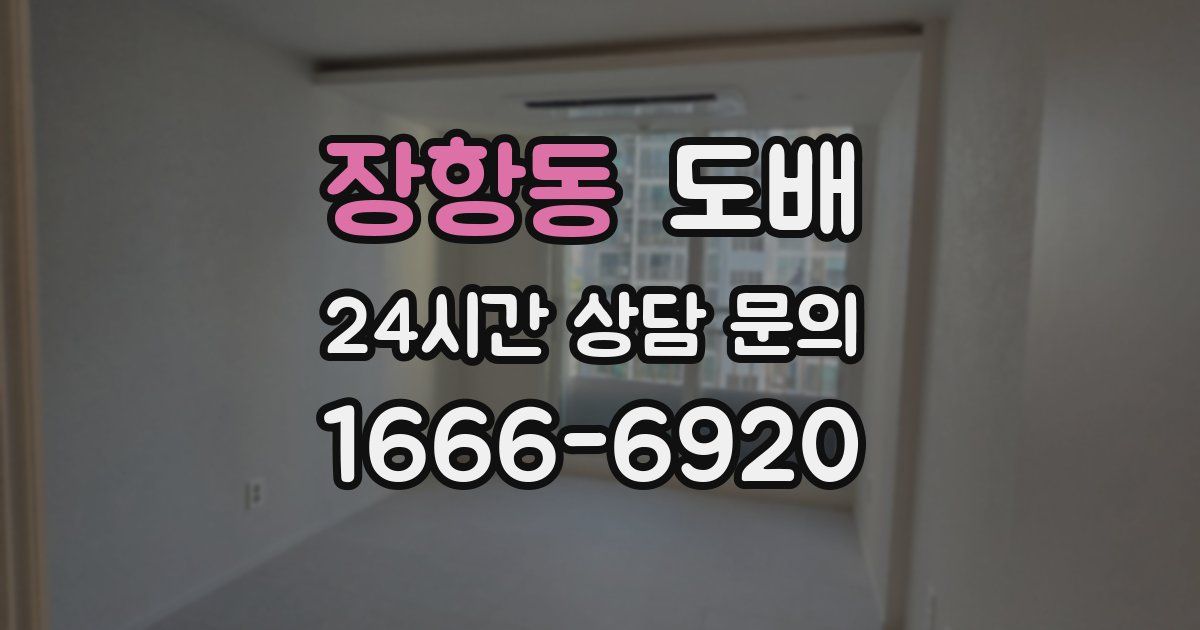 장항동 도배