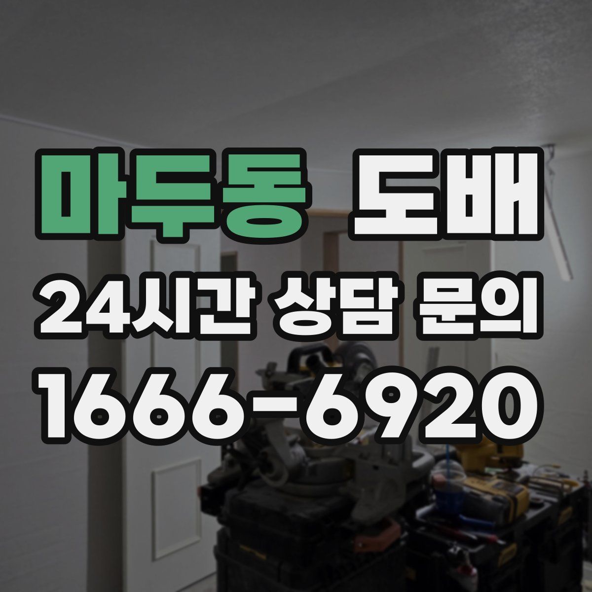 마두동 도배