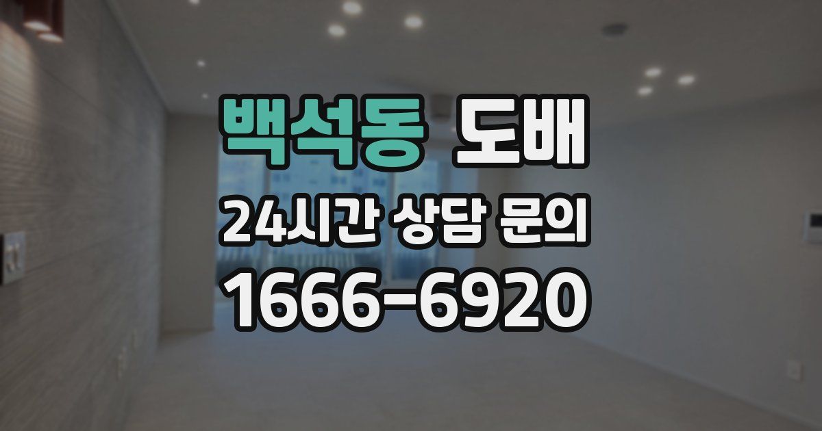 백석동 도배