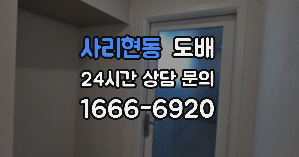 사리현동 도배