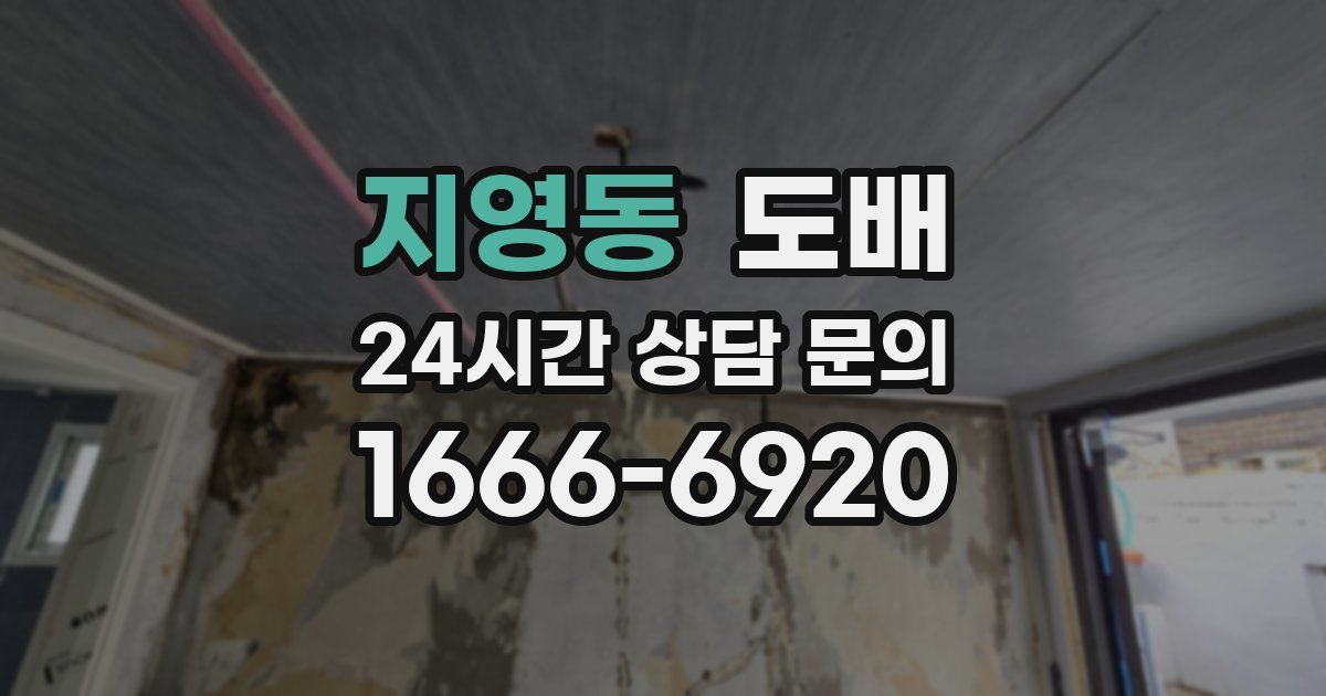 지영동 도배