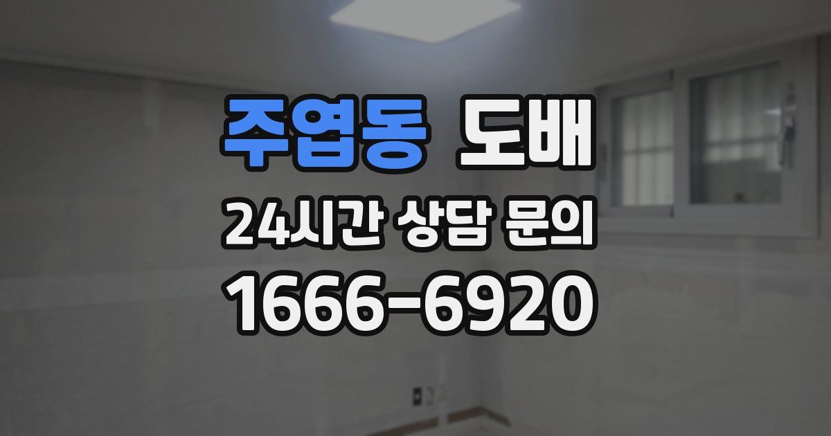 주엽동 도배