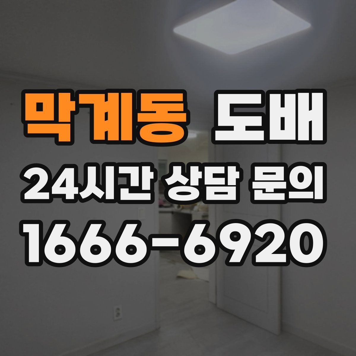 막계동 도배