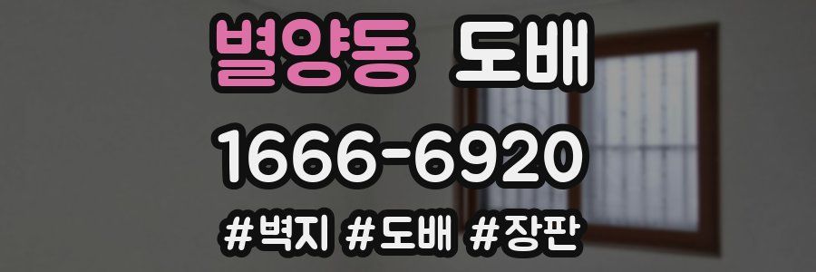 별양동 도배