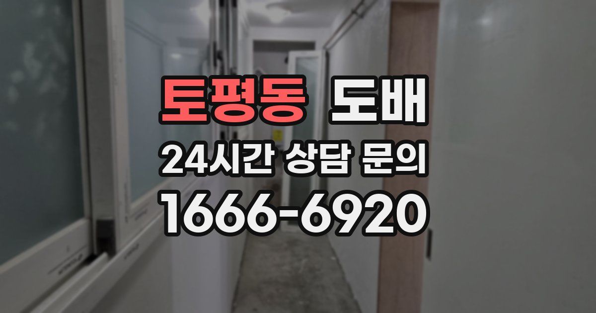 토평동 도배