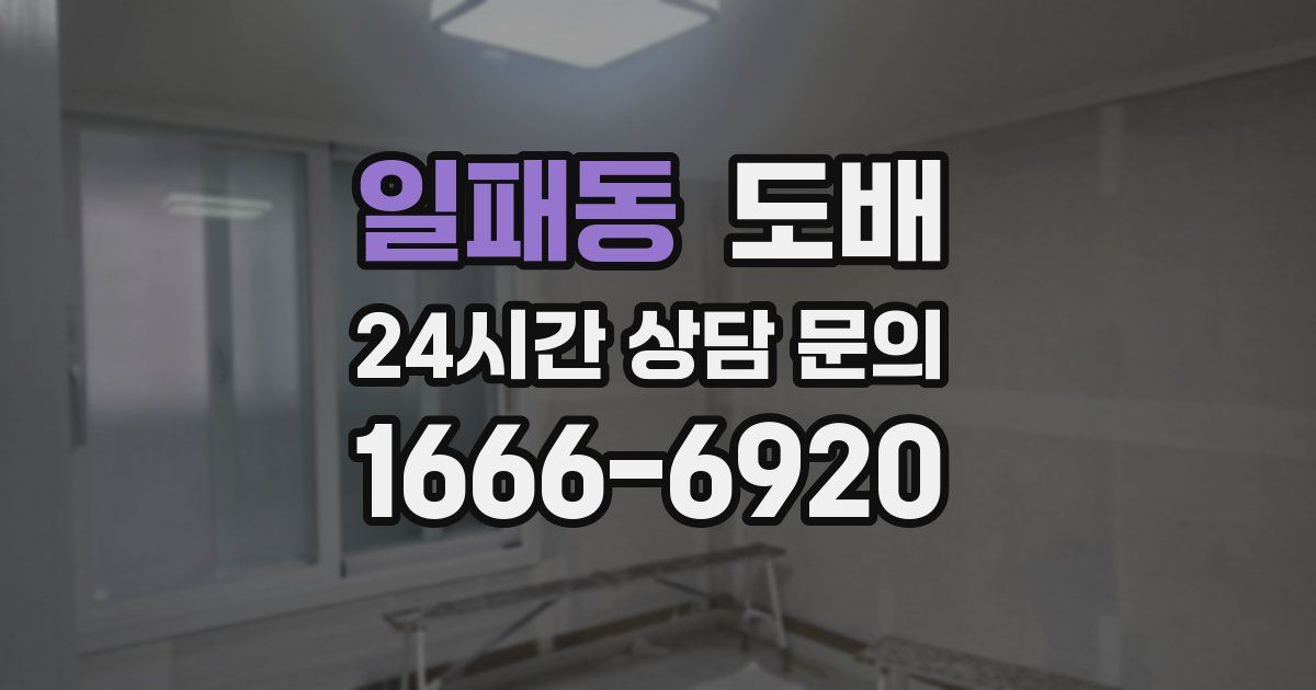 일패동 도배