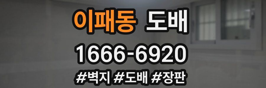 이패동 도배