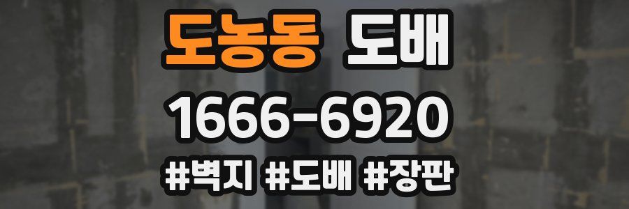 도농동 도배