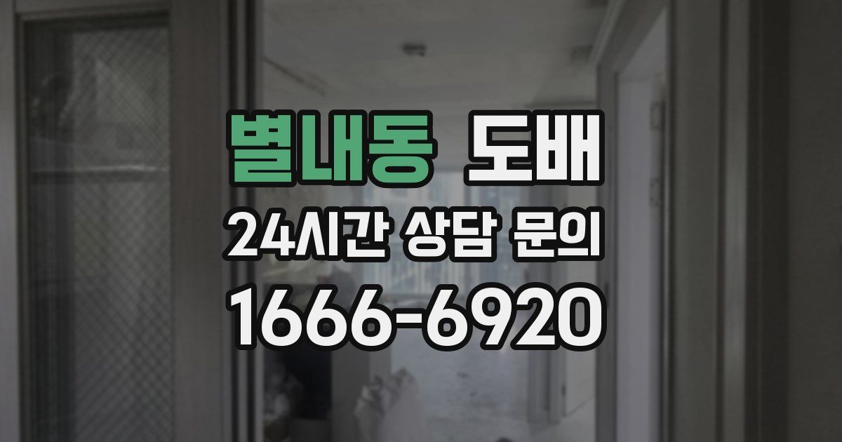 별내동 도배