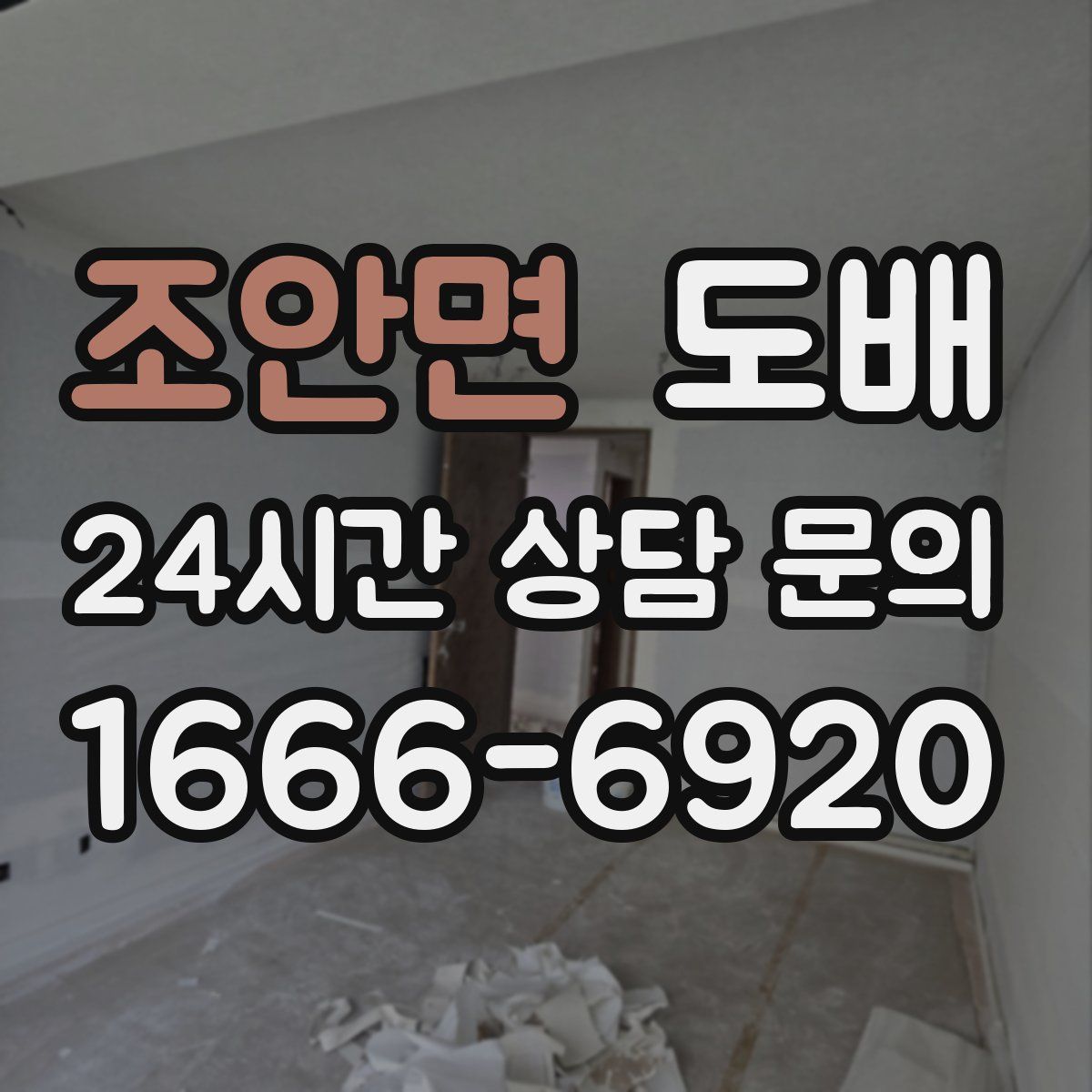 조안면 도배