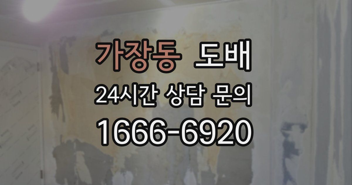 가장동 도배