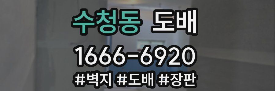 수청동 도배
