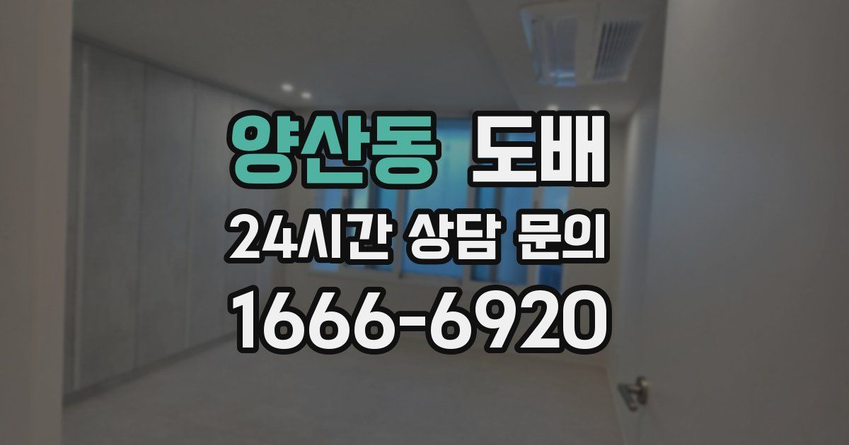 양산동 도배
