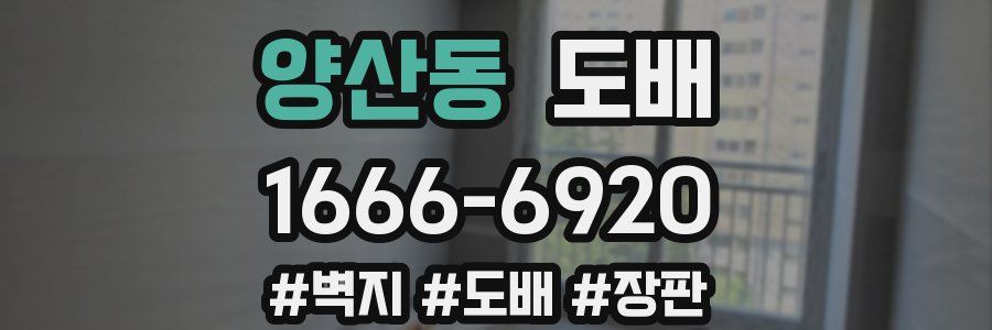양산동 도배