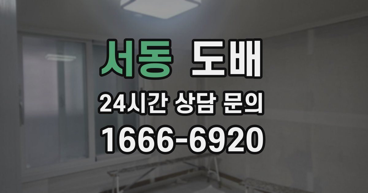 서동 도배