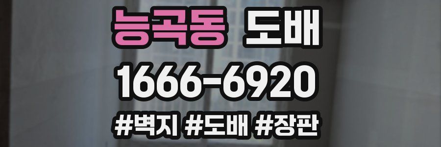 능곡동 도배