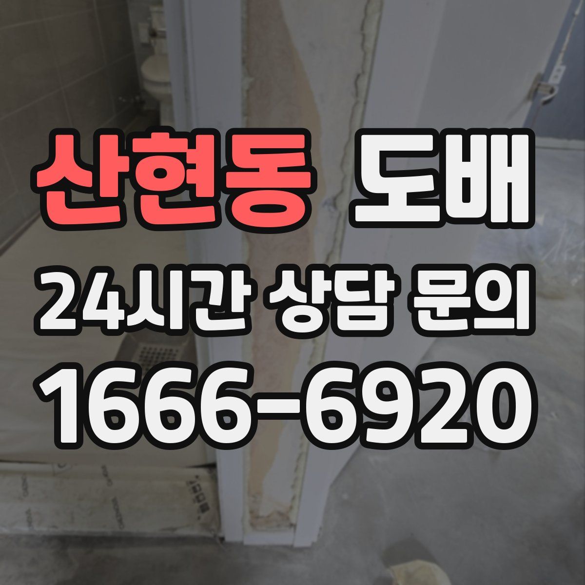 산현동 도배