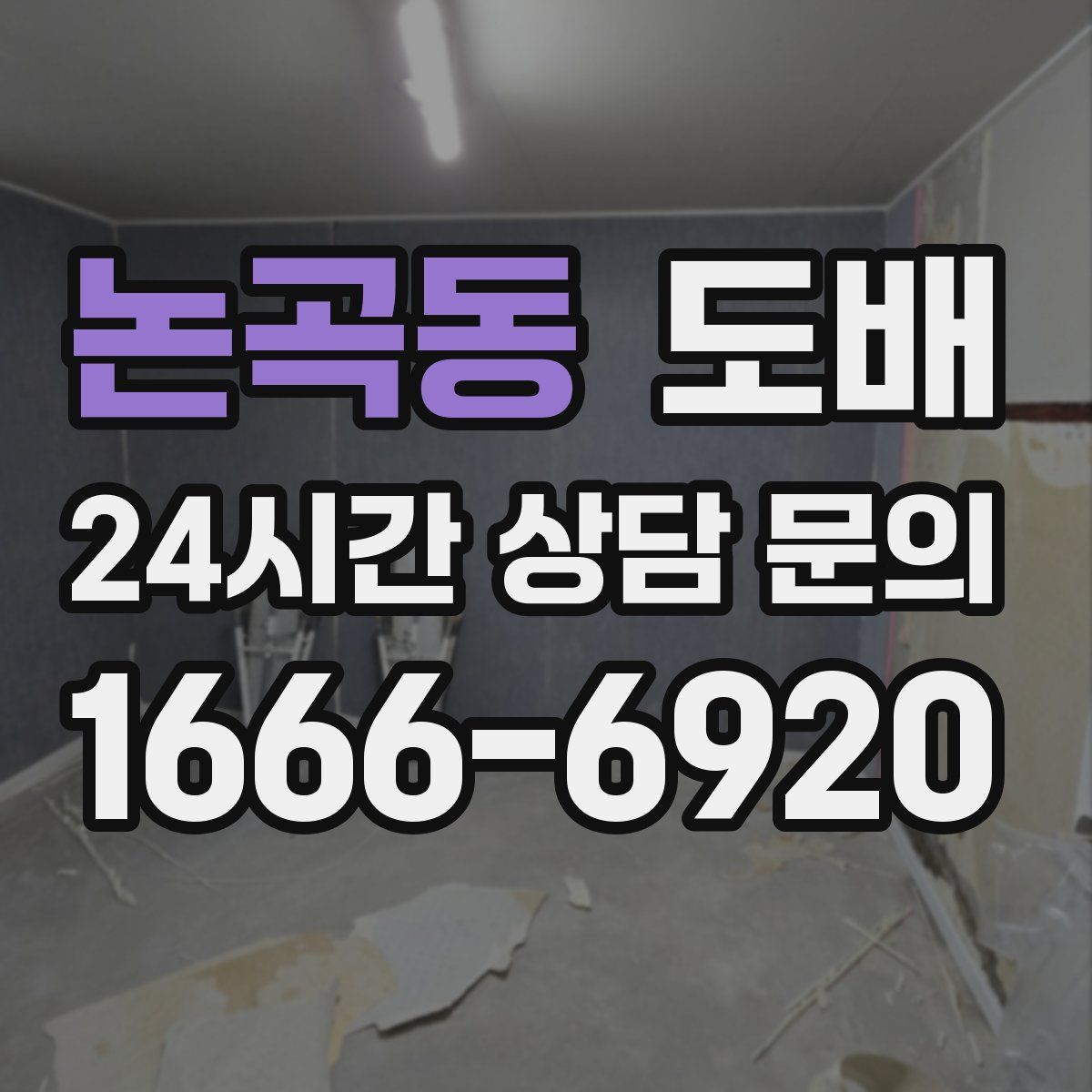 논곡동 도배