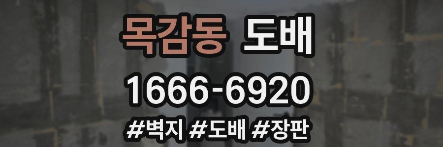 목감동 도배
