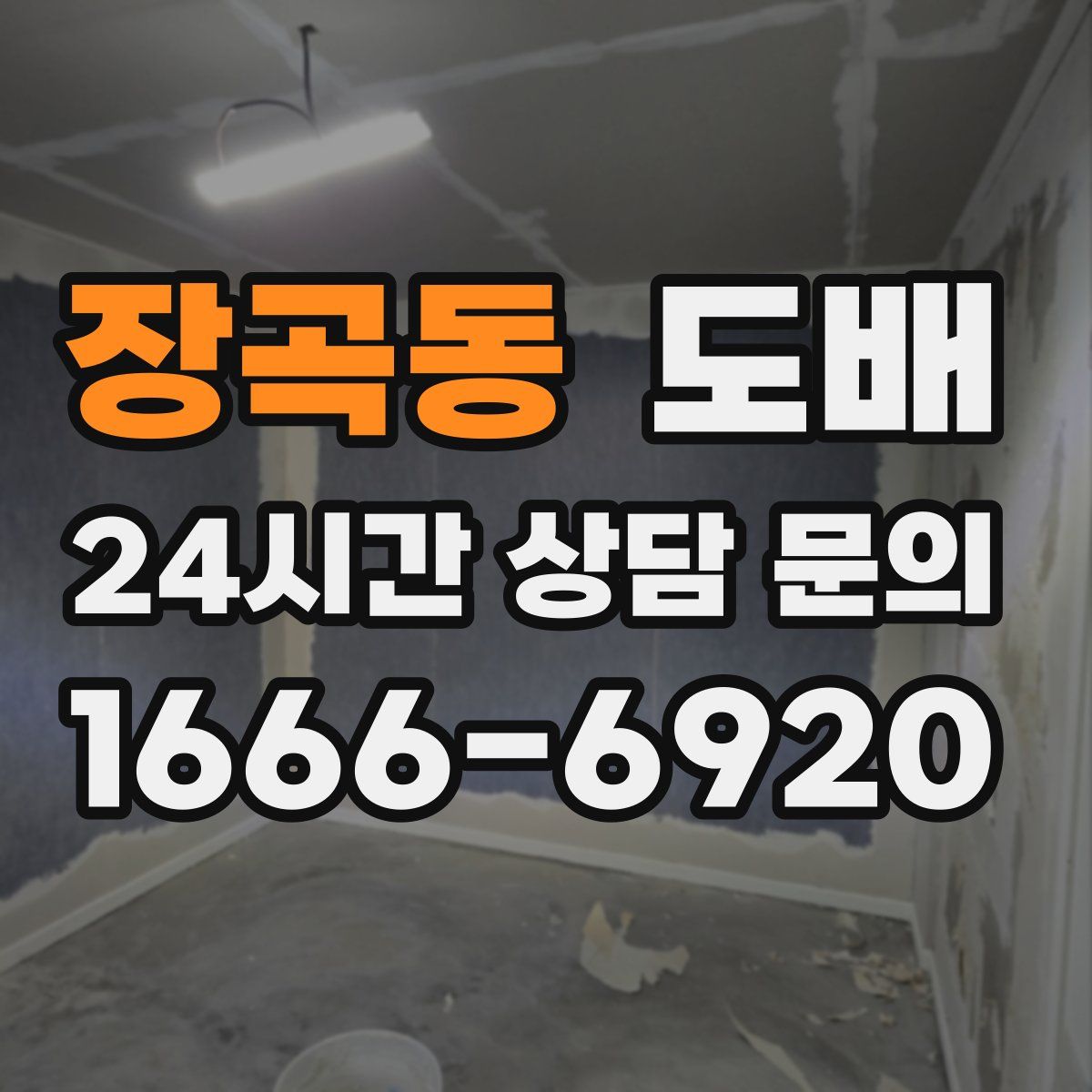 장곡동 도배