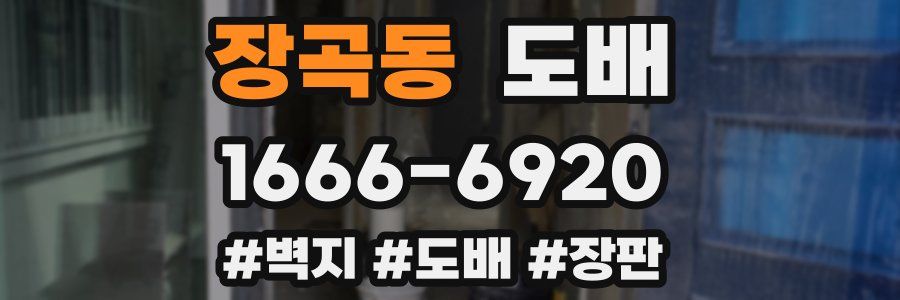 장곡동 도배