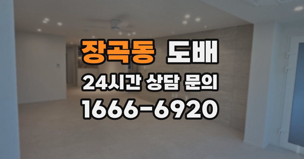 장곡동 도배