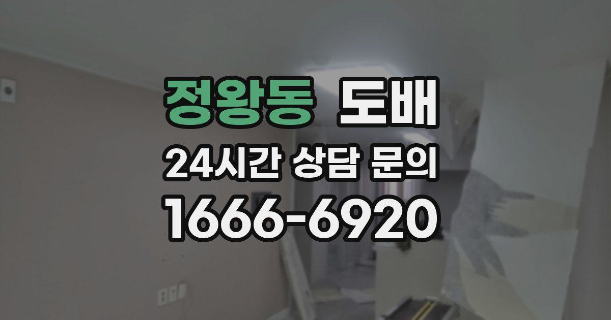 정왕동 도배