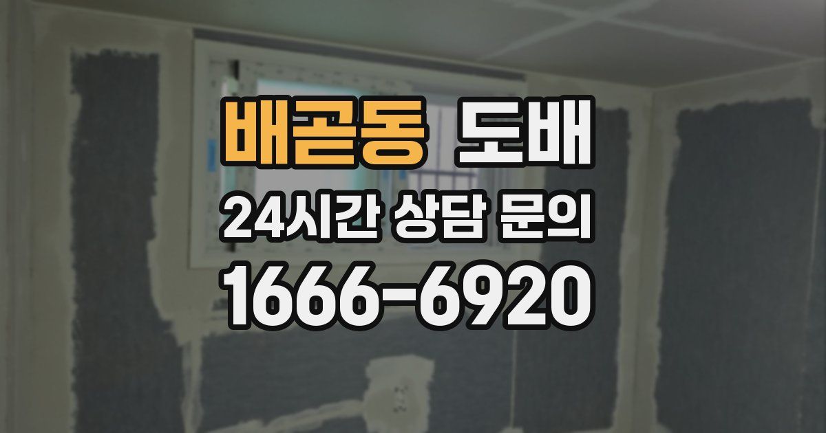 배곧동 도배